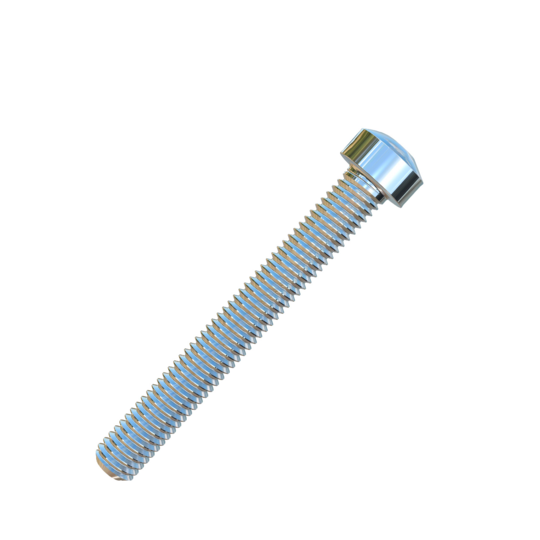 Titanium #10-32 X 1-1/2 UNF Fillister Head, Socket Drive, Allied Titanium Machine Screw with 3A Threads