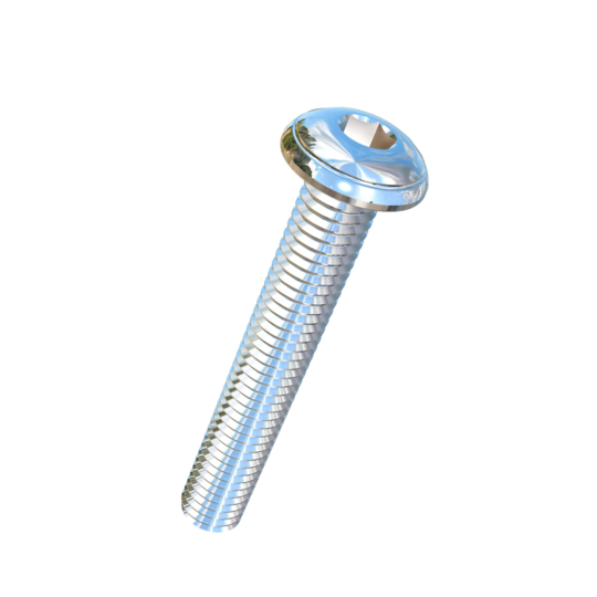 Titanium #10-32 X 1-1/4 UNF Button Head Socket Drive Allied Titanium Machine Screw