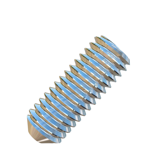 Titanium #10-32 X 1/2 inch UNF Allied Titanium Set Screw, Socket Drive with Flat Point and 3A Threads