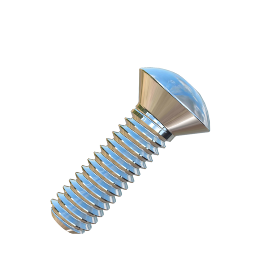 Titanium #4-48 X 3/8 UNF Oval Head Socket Drive Allied Titanium Machine Screw with 3A Threads