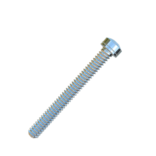 Titanium #6-32 X 1-1/4 UNC Fillister Head, Socket Drive, Allied Titanium Machine Screw with 3A Threads