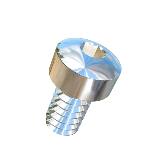 Titanium #6-32 X 1/4 UNC Fillister Head, Socket Drive, Allied Titanium Machine Screw with 3A Threads