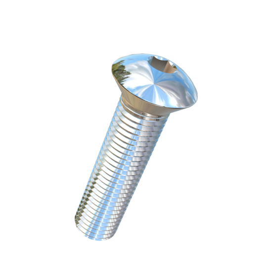 Titanium 1-8 X 4 UNC Oval Head, Socket Drive,  Allied Titanium Machine Screw