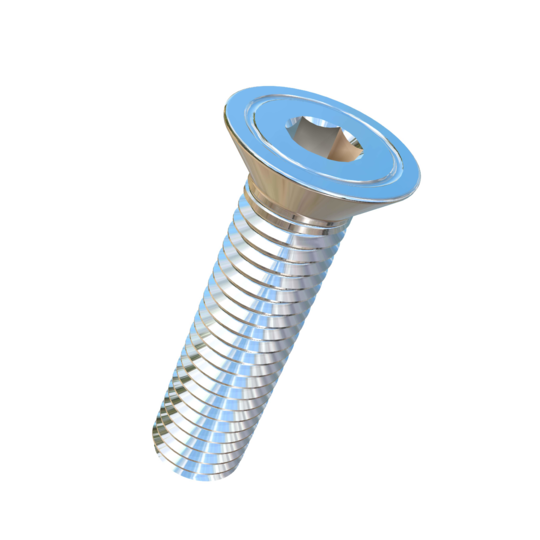 Titanium 1/2-13 X 2 UNC Flat Head, Socket Drive,  Allied Titanium Machine Screw