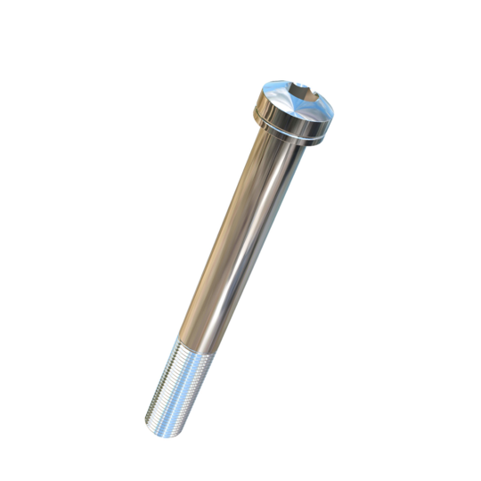 Titanium 1/2-20 X 4-1/2 UNF Fillister Head, Socket Drive,  Allied Titanium Cap Screw