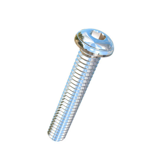 Titanium 1/4-20 X 1-1/2 UNC Button Head Socket Drive Allied Titanium Machine Screw