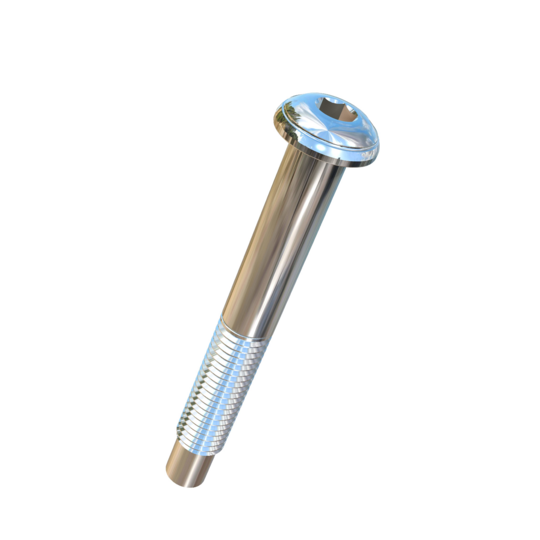 Titanium 1/4-28 X 2 UNF Button Head Socket Drive Spring Retaining Rod