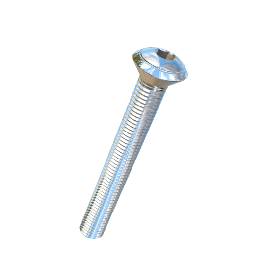 Titanium 1/4-28 X 2 UNF Oval Head Socket Drive Allied Titanium Machine Screw