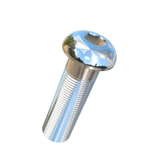 Titanium 3/4-16 X 2-1/2 UNF Button Head Socket Drive Allied Titanium Cap Screw