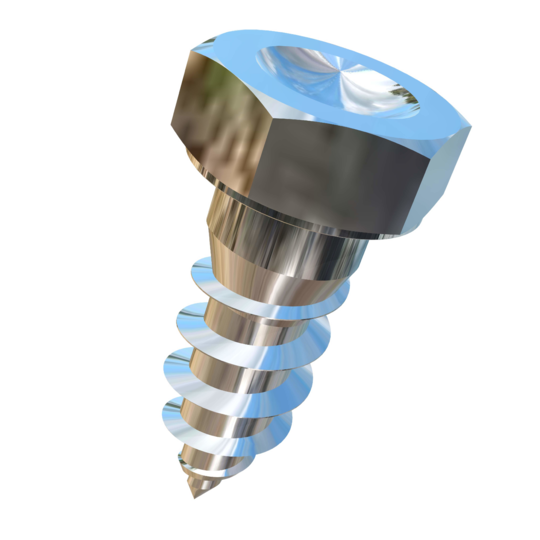 Titanium 3/8 X 1 Dimpled Hex Head Allied Titanium Lag Screw