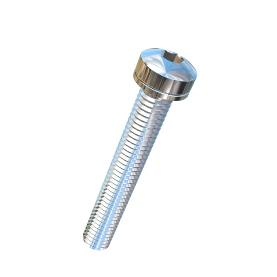 Titanium 3/8-16 X 2-1/2 UNC Fillister Head, Socket Drive,  Allied Titanium Machine Screw