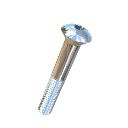 Titanium 3/8-16 X 2-1/2 UNC Oval Head, Socket Drive,  Allied Titanium Cap Screw