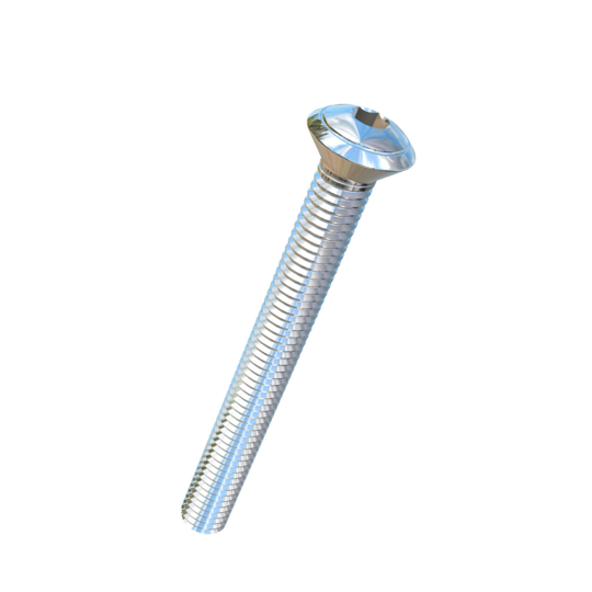 Titanium 3/8-16 X 3-1/2 UNC Oval Head, Socket Drive,  Allied Titanium Machine Screw