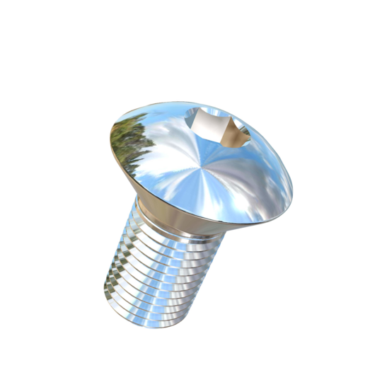 Titanium 3/8-24 X 3/4 UNF Oval Head, Socket Drive,  Allied Titanium Machine Screw