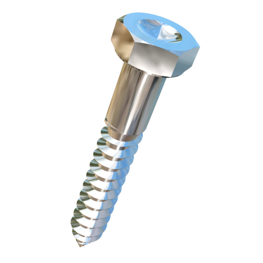 Titanium 5/16 X 2 Dimpled Hex Head Allied Titanium Lag Screw