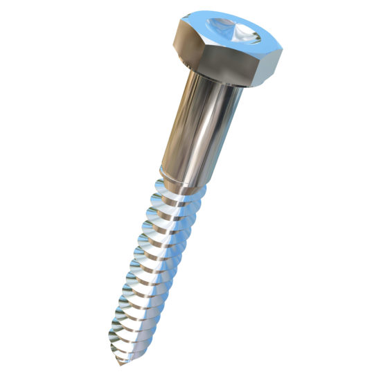 Titanium 5/16 X 2-1/2 Dimpled Hex Head Allied Titanium Lag Screw