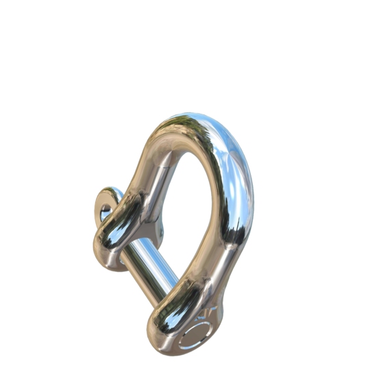 Titanium 5/16 inch Forged 6Al-4V Allied Titanium D Shackle with captive locking pin