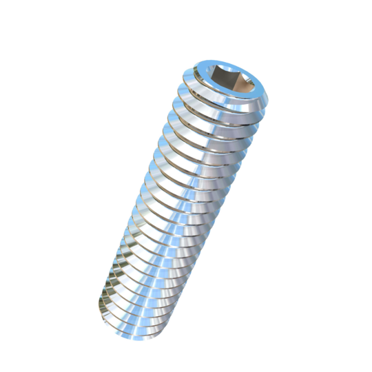 Titanium 5/16-18 X 1-1/4 inch UNC Allied Titanium Set Screw, Socket Drive with Cup Point