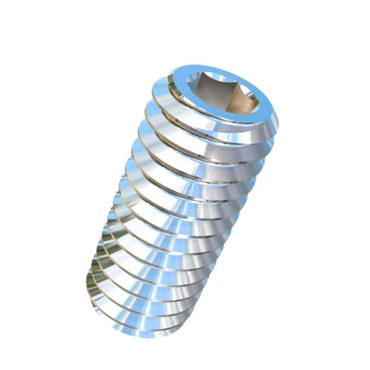 Titanium 5/16-18 X 3/4 inch UNC Allied Titanium Set Screw, Socket Drive with Flat Point