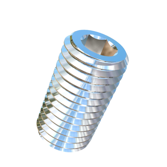 Titanium 5/16-24 X 5/8 inch UNF Allied Titanium Set Screw, Socket Drive with Cup Point