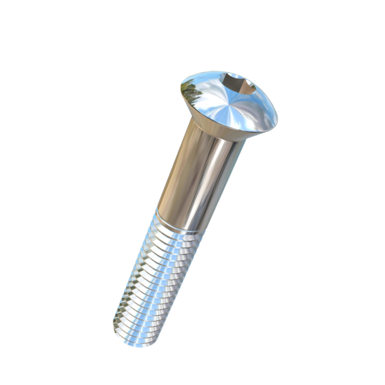 Titanium 7/16-14 X 2-1/2 UNC Oval Head, Socket Drive,  Allied Titanium Cap Screw