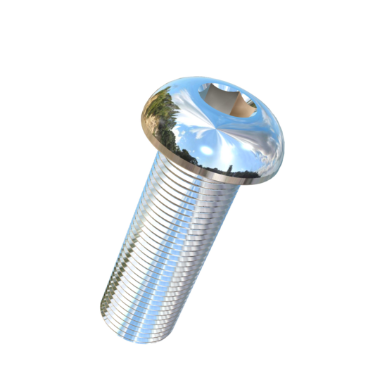 Titanium 7/8-14 X 2-1/2 UNF Button Head Socket Drive Allied Titanium Machine Screw