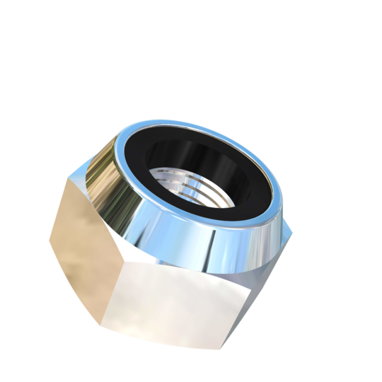 Titanium M10-1 Pitch Allied Titanium Hex Nylock Nut