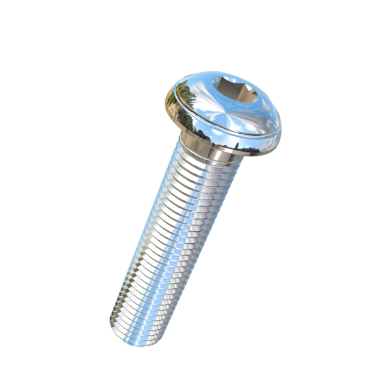 Titanium M10-1.25 Pitch X 45mm Button Head Socket Drive Allied Titanium Cap Screw