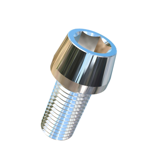 Titanium M12-1.5 Pitch X 25mm Allied Titanium Taper Head Socket Drive Machine Screw