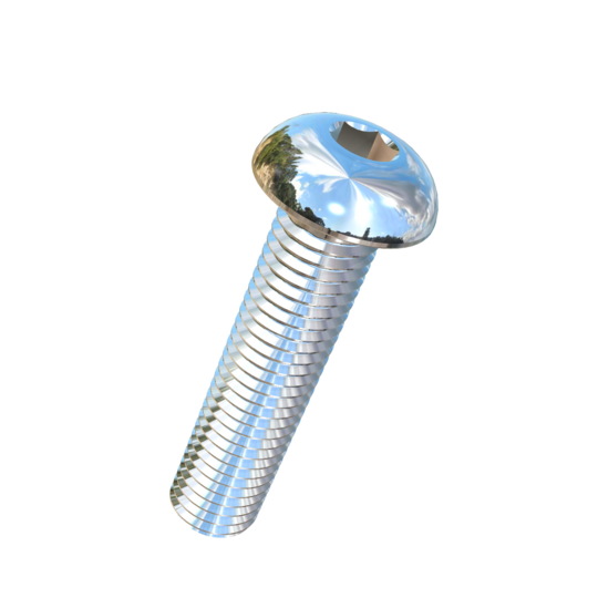 Titanium M14-2 Pitch X 60mm Button Head Socket Drive Allied Titanium Machine Screw