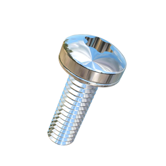 Titanium M2.5-0.45 Pitch X 8mm Pan Head, Star Drive Allied Titanium Machine Screw