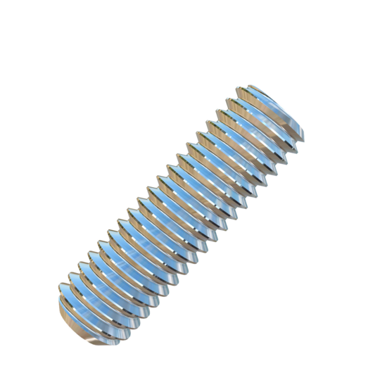 Titanium M3-0.5 Pitch X 10mm Allied Titanium Set Screw, Socket Drive with Flat Point