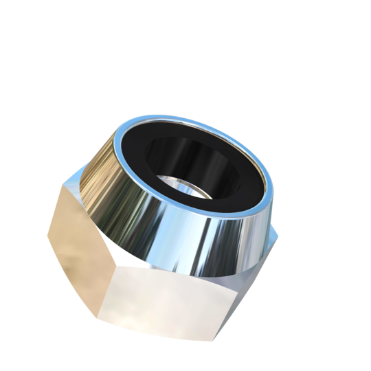 Titanium M4-0.5 Pitch Allied Titanium Hex Lock Nut, Low Profile