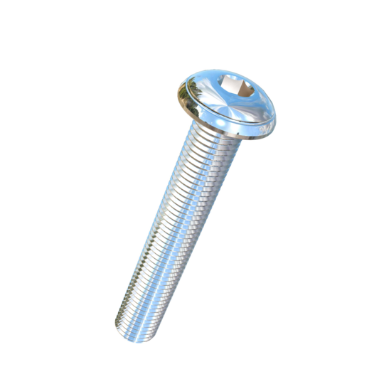 Titanium M4-0.5 Pitch X 25mm Button Head Socket Drive Allied Titanium Machine Screw