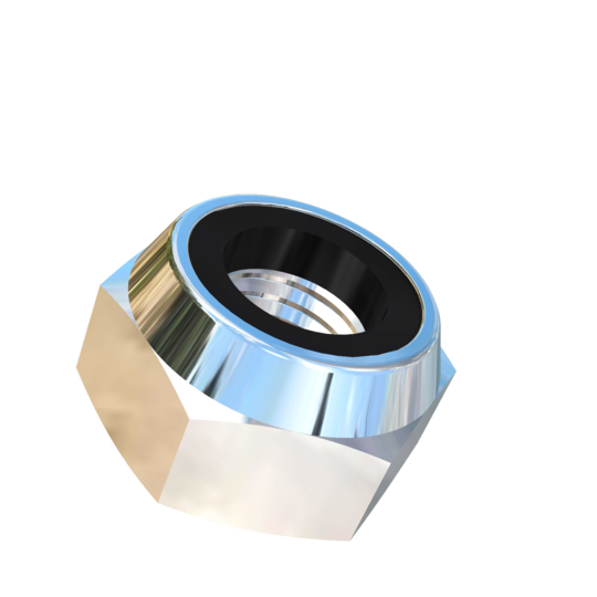 Titanium M6-0.75 Pitch Allied Titanium Hex Lock Nut, Low Profile