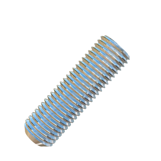 Titanium M6-0.75 Pitch X 20mm Allied Titanium Set Screw, Socket Drive with Flat Point