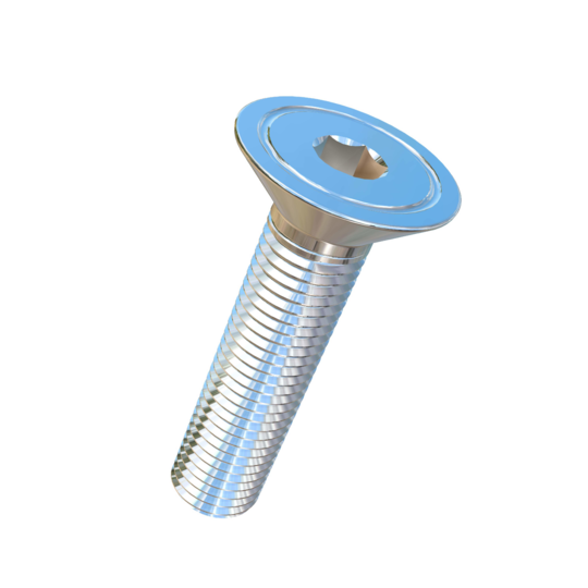 Titanium M8-1 Pitch X 35mm Flat Head Socket Drive Allied Titanium Cap Screw