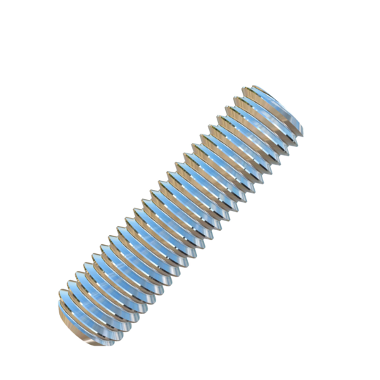 Titanium M8-1.25 Pitch X 30mm Allied Titanium Set Screw, Socket Drive with Flat Point